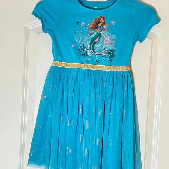 Disney Princess Little Mermaid Tutu Dress - Size 6/7 - Picture 1 of 4